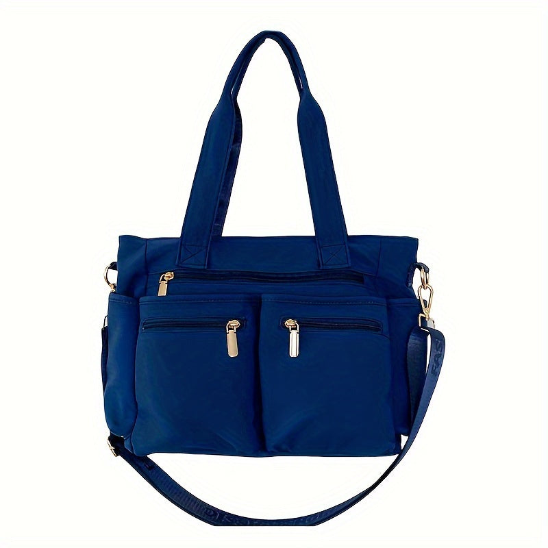 Bolso nylon casual gran capacidad crossbody uso diario detalles
