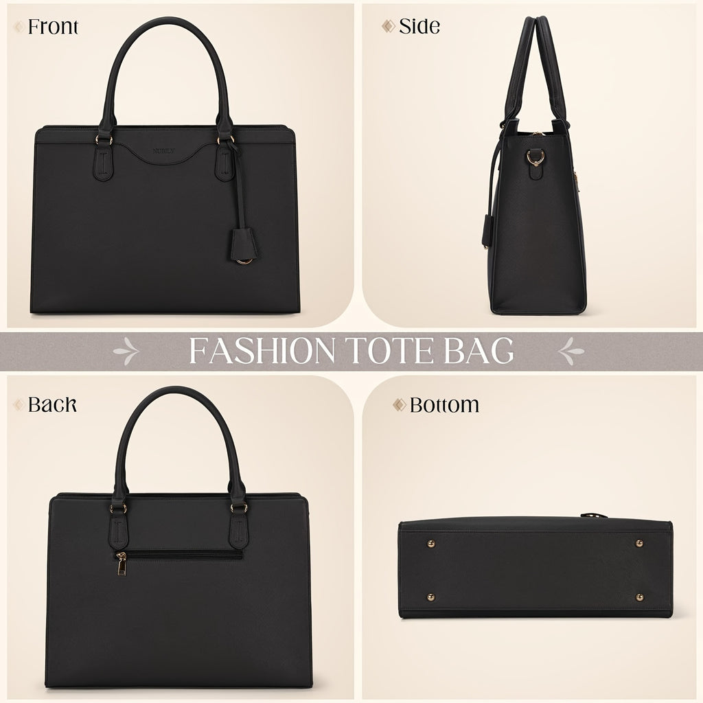 Bolso portátil mujer 15.6 pulgadas detalles impermeable compartimentos laptop
