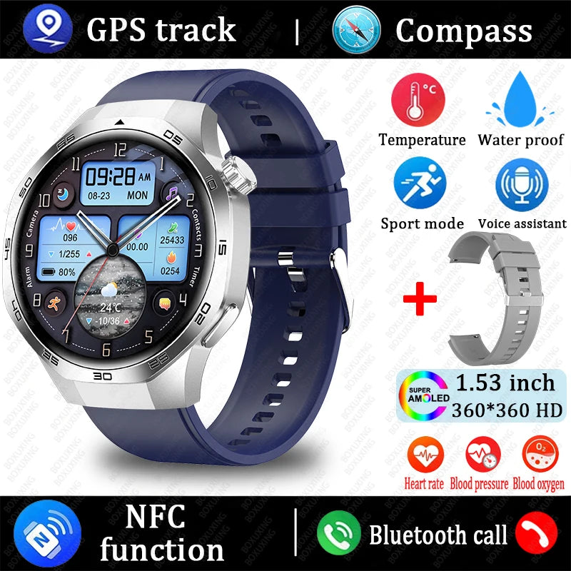 Smartwatch Watch 5 MAX en uso muñeca deportivo
