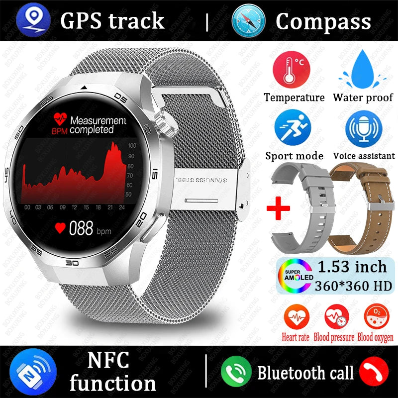 Smartwatch Watch 5 MAX características NFC pagos funciones
