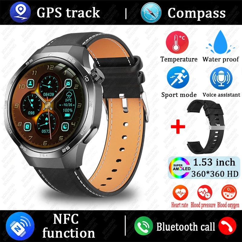 Smartwatch Watch 5 MAX detalles pantalla GPS integrado

