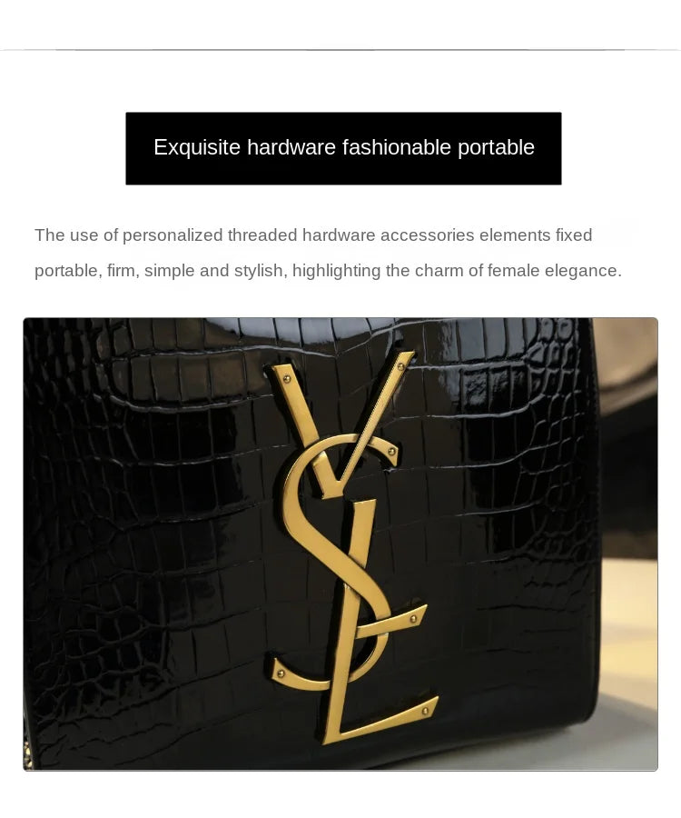 Bolso tote luxury cocodrilo alta gama ocasiones especiales mujer elegante
