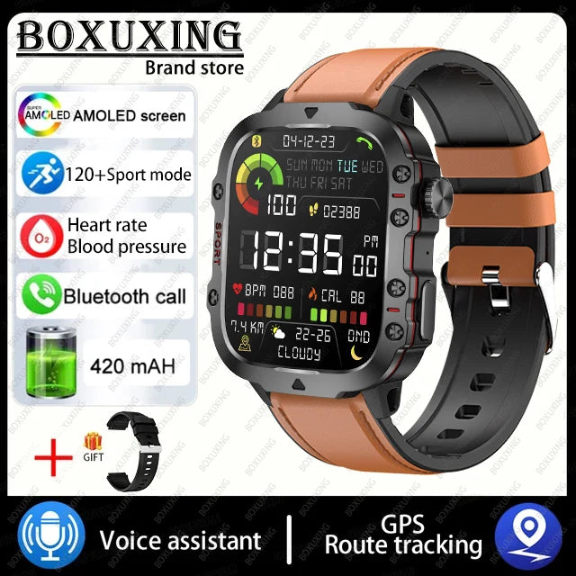 Smartwatch militar GPS resistente diseño robusto características outdoor
