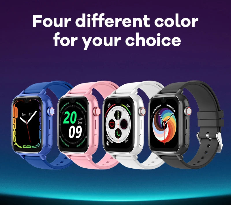 Smartwatch 4G para Niños con Descarga de Apps - GPS + WiFi - Videollamadas - SOS - Cámara - Rastreador de Ubicación