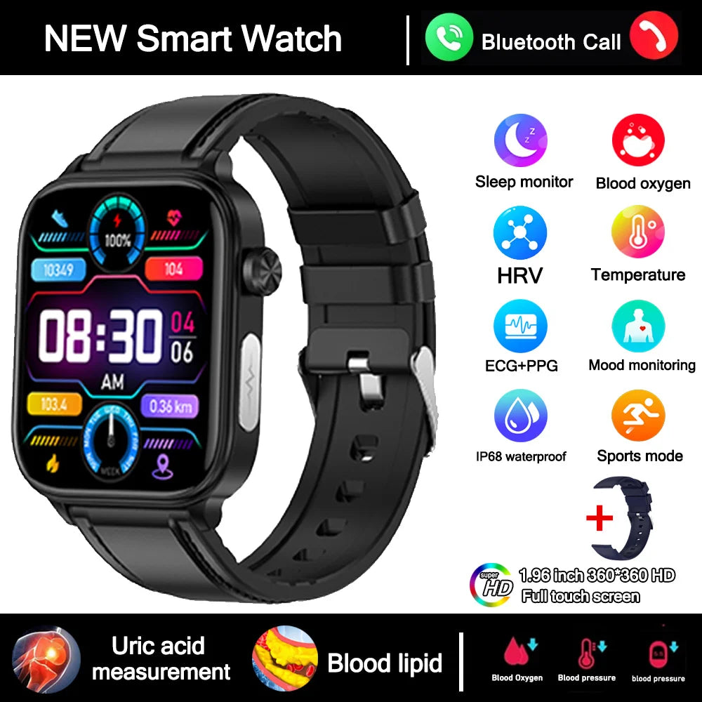 Smartwatch médico ECG PPG electrocardiograma llamadas Bluetooth
