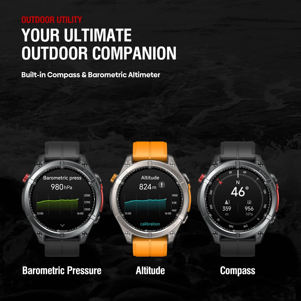 Smartwatch Zeblaze Stratos 4 GPS características outdoor aventura
