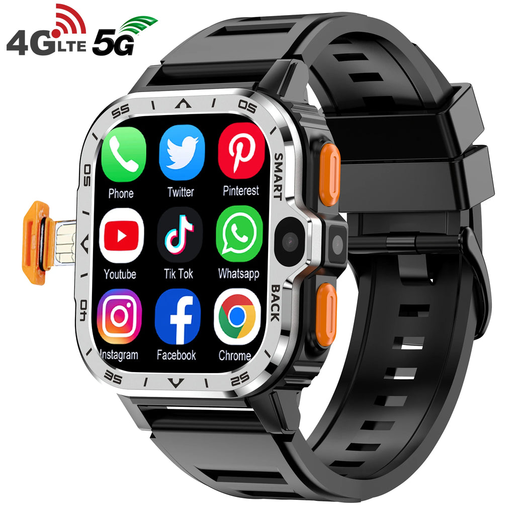 Smartwatch Android Valdus PGD GPS cámara dual HD NFC vista frontal
