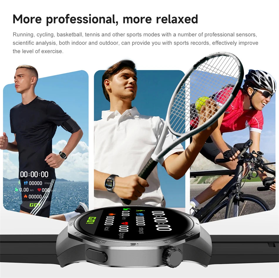 Smartwatch Watch 5 MAX - Pantalla AMOLED HD - NFC - GPS - Llamadas Bluetooth - Resistente al Agua - Deportivo