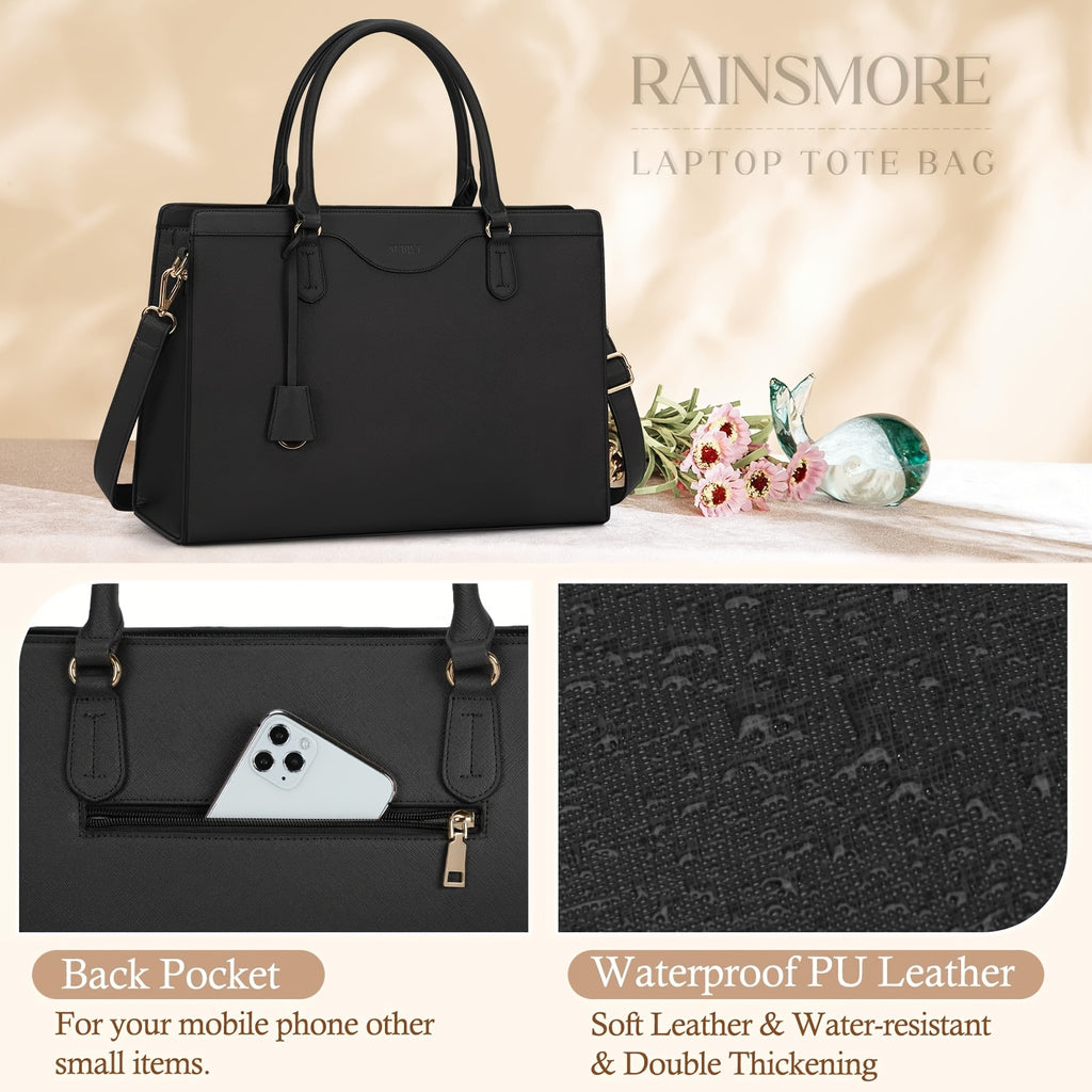 Bolso portátil mujer 15.6 pulgadas en uso profesional oficina
